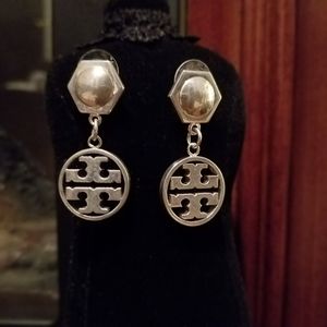Tory Burch Sterling Silver Dangle Earrings